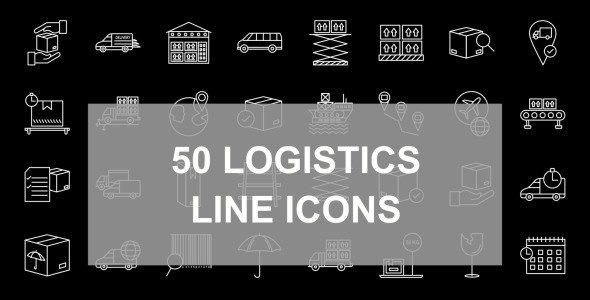 Набор иконок на тему industrial