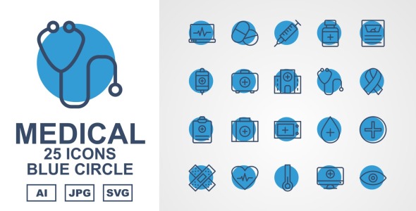 Набор иконок на тему medical