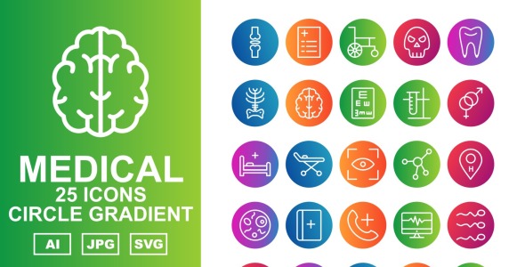 Набор иконок на тему medical