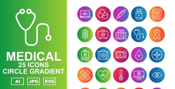 Набор иконок на тему medical