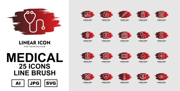 Набор иконок на тему medical