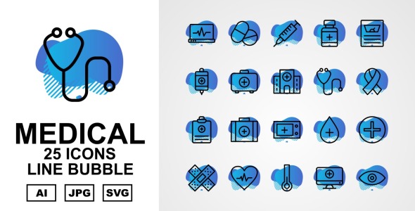 Набор иконок на тему medical