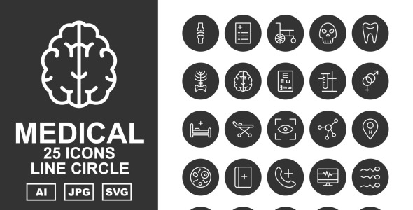 Набор иконок на тему medical