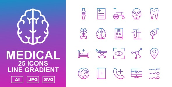 Набор иконок на тему medical