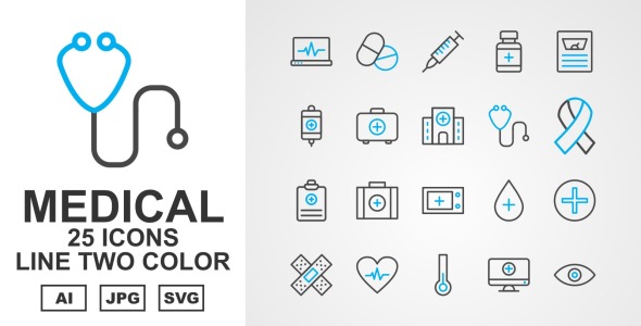 Набор иконок на тему medical