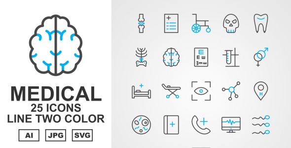 Набор иконок на тему medical