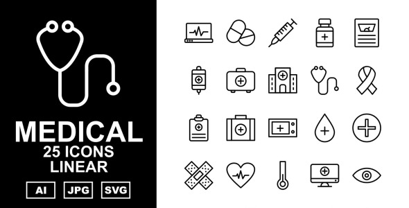 Набор иконок на тему medical