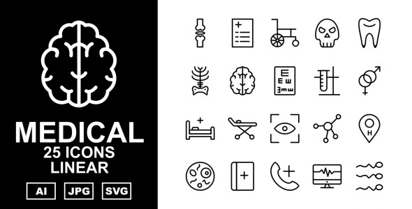 Набор иконок на тему medical