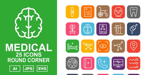 Набор иконок на тему medical