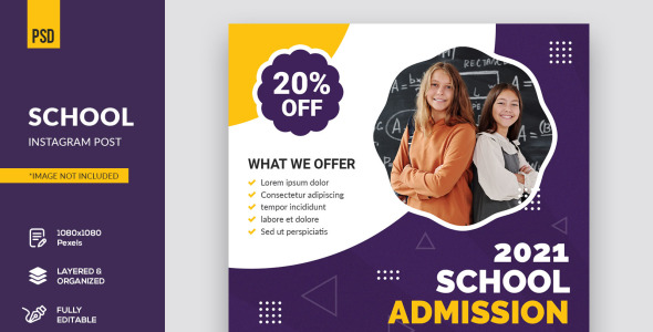 Шаблон для соцсетей на тему графика