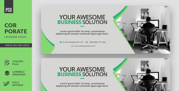 Шаблон для соцсетей на тему графика