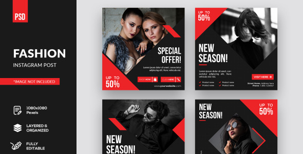 Шаблон для соцсетей на тему графика