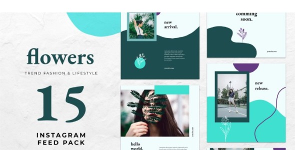 Шаблон для соцсетей на тему графика