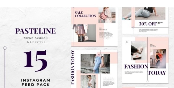 Шаблон для соцсетей на тему графика