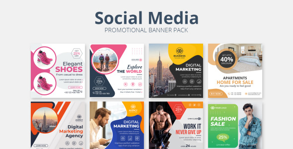 Шаблон для соцсетей на тему графика