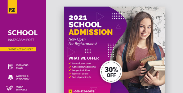 Шаблон для соцсетей на тему графика