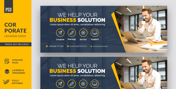 Шаблон для соцсетей на тему графика