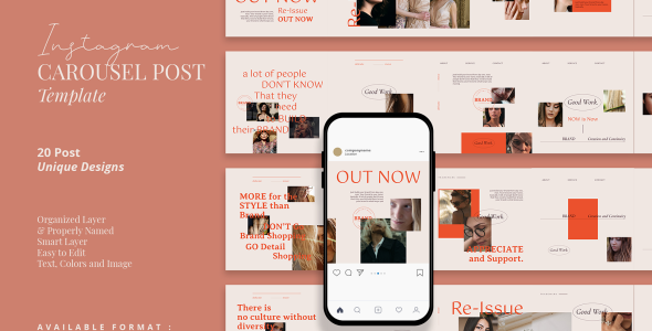 Шаблон для соцсетей на тему графика