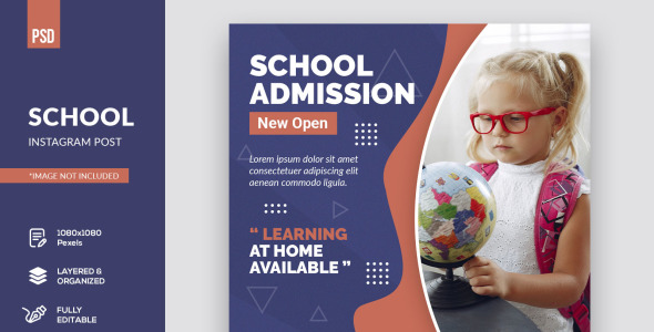 Шаблон для соцсетей на тему графика