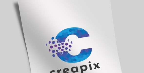 Шаблон логотипа на тему графика