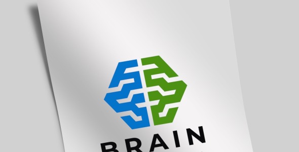 Шаблон логотипа на тему графика