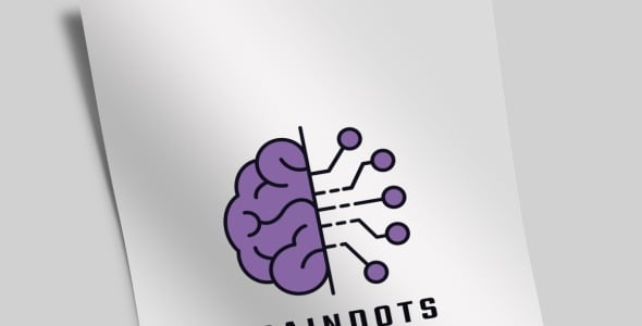 Шаблон логотипа на тему графика