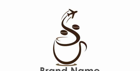 Шаблон логотипа на тему графика