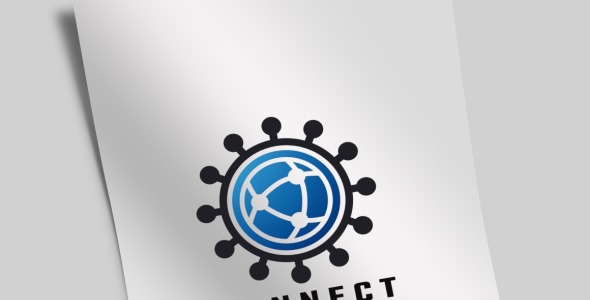 Шаблон логотипа на тему графика