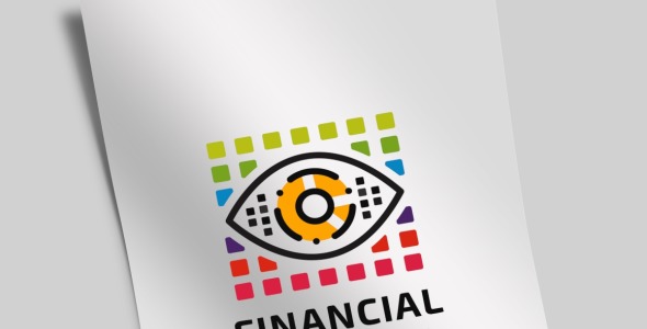 Шаблон логотипа на тему графика