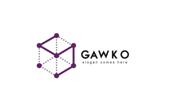 Шаблон логотипа на тему графика