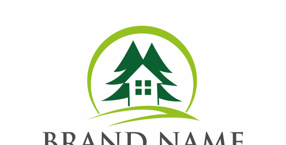 Шаблон логотипа на тему графика