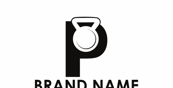 Шаблон логотипа на тему графика