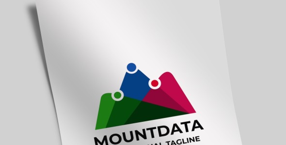 Шаблон логотипа на тему графика