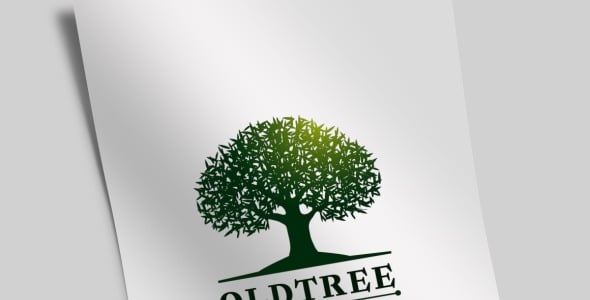 Шаблон логотипа на тему графика