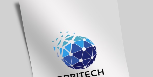 Шаблон логотипа на тему графика