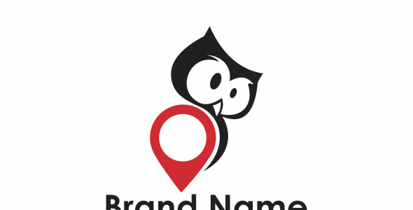 Шаблон логотипа на тему графика