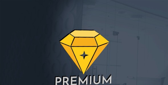 Шаблон логотипа на тему графика