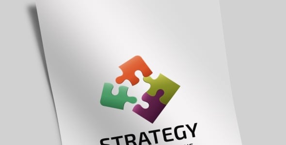 Шаблон логотипа на тему графика