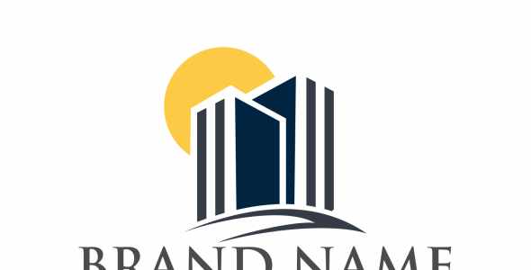 Шаблон логотипа на тему графика