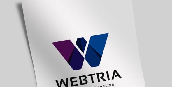 Шаблон логотипа на тему графика