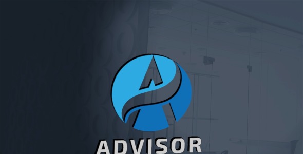 Шаблон логотипа на тему графика