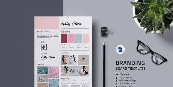 Фирменный стиль на тему графика