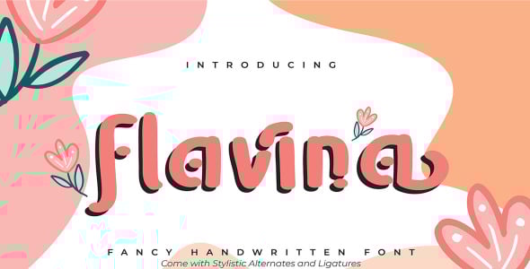 Шрифт на тему графика