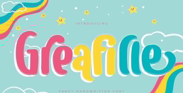 Шрифт на тему графика