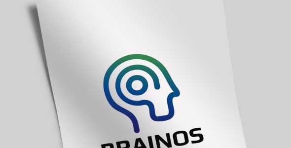 Шаблон логотипа на тему графика