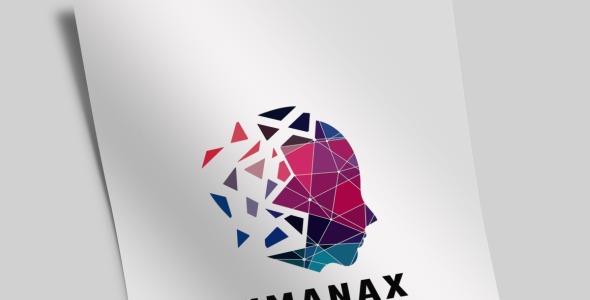 Шаблон логотипа на тему графика