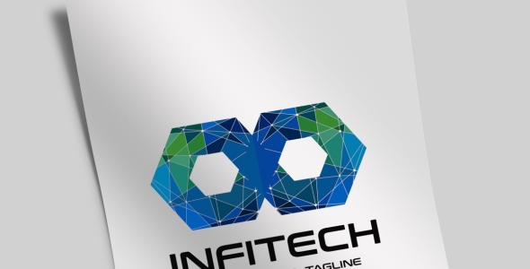 Шаблон логотипа на тему графика