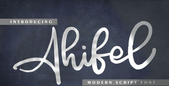 Шрифт на тему графика