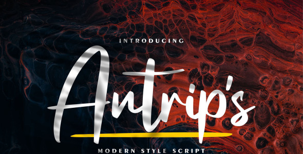 Шрифт на тему графика