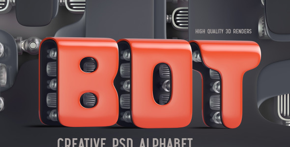 Шрифт на тему графика